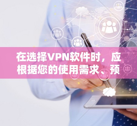 在选择VPN软件时，应根据您的使用需求、预算以及习惯来决定。以下是基于不同需求和预算的选择建议