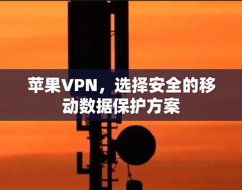 苹果VPN，选择安全的移动数据保护方案
