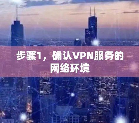 步骤1，确认VPN服务的网络环境