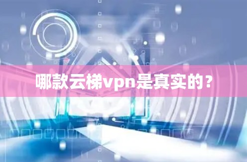 哪款云梯vpn是真实的？