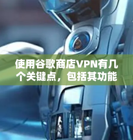 使用谷歌商店VPN有几个关键点，包括其功能、设置、数据保护、网络连接、设备配置、费用关系、数据完整性、端口配置、存储位置以及数据保护协议等方面。以下是对这些关键点的总结