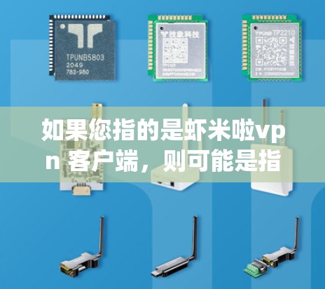 如果您指的是虾米啦vpn 客户端，则可能是指一款用于VPN的客户端软件。以下是一些常见的VPN客户端推荐
