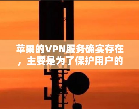 苹果的VPN服务确实存在，主要是为了保护用户的数据安全。以下是其主要作用和目的