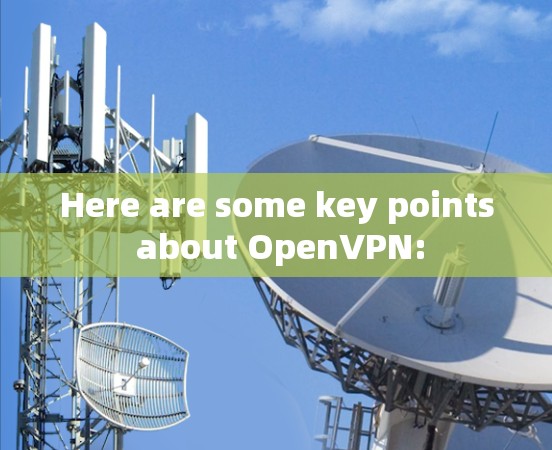 Here are some key points about OpenVPN: