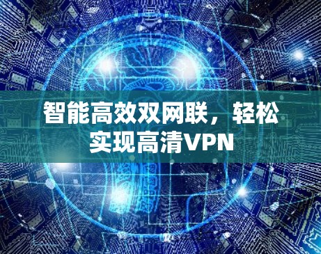 智能高效双网联，轻松实现高清VPN