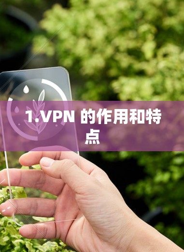 1.VPN 的作用和特点