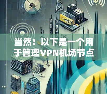 当然！以下是一个用于管理VPN机场节点的工具集合。你可以根据需要选择适合的工具