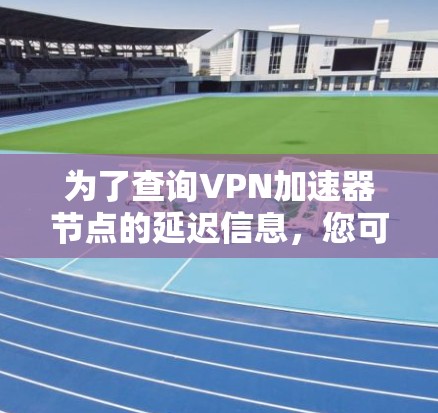 为了查询VPN加速器节点的延迟信息，您可以按照以下步骤操作