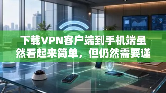 下载VPN客户端到手机端虽然看起来简单，但仍然需要谨慎处理，以确保安全性和合法性。以下是一步步的建议